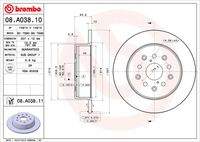 BREMBO 08A03811 Bremsscheibe