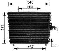 MAHLE AC166000S Kondensator, Klimaanlage