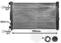 VAN WEZEL 03002123 Kühler, Motorkühlung