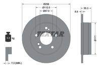 TEXTAR 92032003 Bremsscheibe