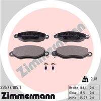 ZIMMERMANN 235771851 Bremsbelagsatz, Scheibenbremse