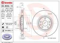 BREMBO 09B35211 Bremsscheibe