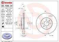 BREMBO 09729234 Bremsscheibe