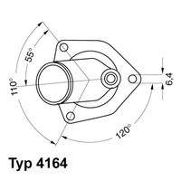 BorgWarner (Wahler) 416492D Thermostat, Kühlmittel