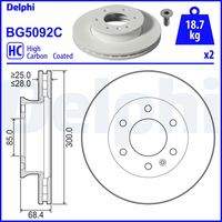 DELPHI BG5092C Bremsscheibe