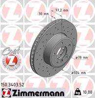 ZIMMERMANN 150340352 Bremsscheibe