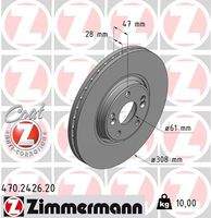 ZIMMERMANN 470242620 Bremsscheibe