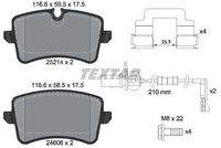 TEXTAR 2521403 Bremsbelagsatz, Scheibenbremse