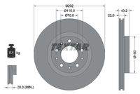 TEXTAR 92221103 Bremsscheibe