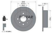 TEXTAR 92163003 Bremsscheibe