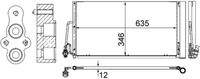 MAHLE AC590000S Kondensator, Klimaanlage