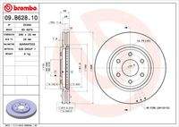 BREMBO 09B62810 Bremsscheibe