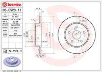 BREMBO 08E52311 Bremsscheibe