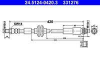 ATE 24512404203 Bremsschlauch