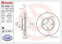 BREMBO 09955911 Bremsscheibe