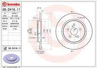 BREMBO 08D41611 Bremsscheibe