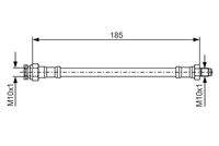 BOSCH 1987476416 Bremsschlauch