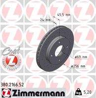 ZIMMERMANN 380216652 Bremsscheibe