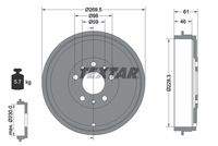 TEXTAR 94045300 Bremstrommel