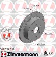 ZIMMERMANN 590284320 Bremsscheibe