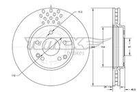 TOMEX Brakes TX7404 Bremsscheibe