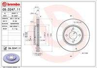 BREMBO 09D24711 Bremsscheibe
