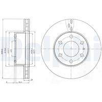 DELPHI BG4100 Bremsscheibe