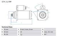 BOSCH 0986018470 Starter