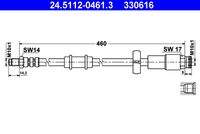 ATE 24511204613 Bremsschlauch