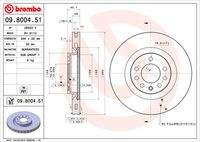 BREMBO 09800451 Bremsscheibe