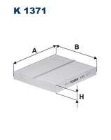 FILTRON K1371 Filter, Innenraumluft