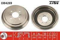 TRW DB4269 Bremstrommel