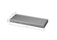 KNECHT LA77 Filter, Innenraumluft