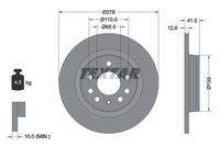 TEXTAR 92118503 Bremsscheibe