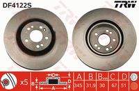 TRW DF4222S Bremsscheibe