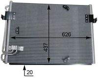 MAHLE AC174000S Kondensator, Klimaanlage