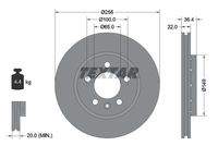 TEXTAR 92098603 Bremsscheibe