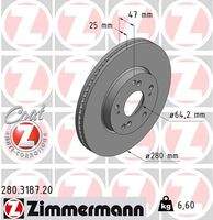 ZIMMERMANN 280318720 Bremsscheibe