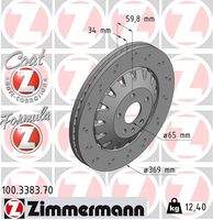 ZIMMERMANN 100338370 Bremsscheibe