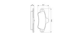 BOSCH 0986424277 Bremsbelagsatz, Scheibenbremse