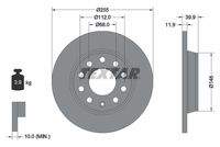 TEXTAR 92106303 Bremsscheibe