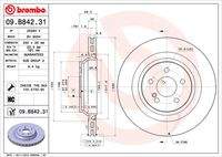 BREMBO 09B84231 Bremsscheibe