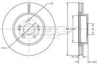 TOMEX Brakes TX7267 Bremsscheibe