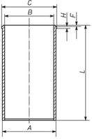 MAHLE 029WV2000 Zylinderlaufbuchse