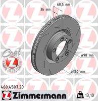 ZIMMERMANN 460450720 Bremsscheibe