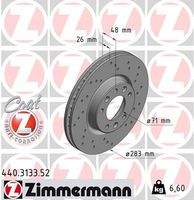 ZIMMERMANN 440313352 Bremsscheibe