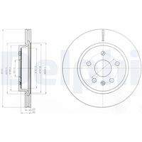 DELPHI BG4190 Bremsscheibe