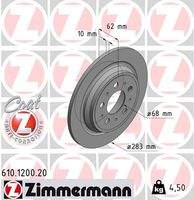 ZIMMERMANN 610120020 Bremsscheibe