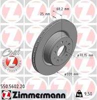 ZIMMERMANN 550560220 Bremsscheibe