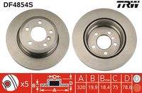 TRW DF4854S Bremsscheibe